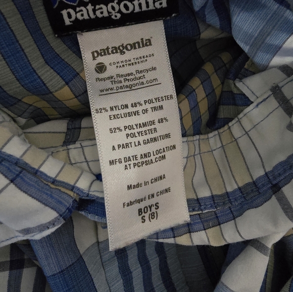 Patagonia Boy's Small "Gone Again" Shirt - Picture 5 of 7
